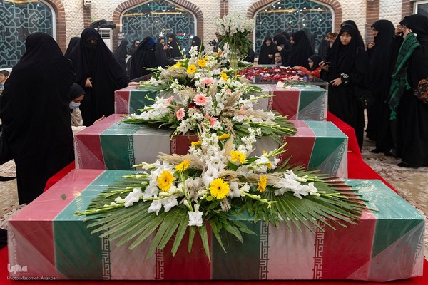 استقبال از ۶ شهید گمنام در کرج