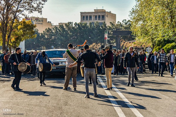 تشییع شهید گمنام در دانشگاه آزاد اسلامی واحد کرج