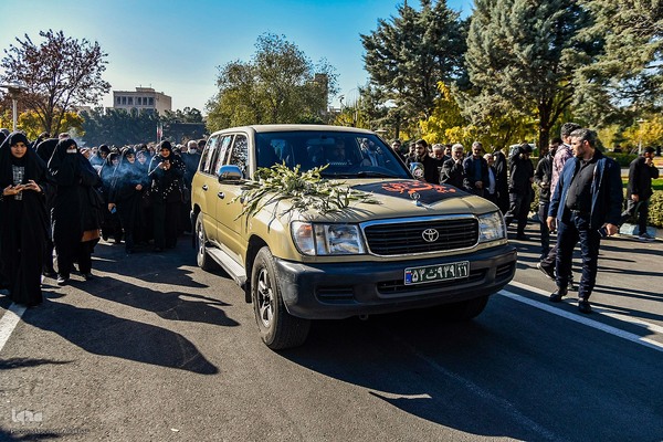 تشییع شهید گمنام در دانشگاه آزاد اسلامی واحد کرج