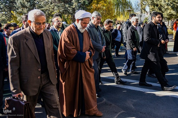 تشییع شهید گمنام در دانشگاه آزاد اسلامی واحد کرج