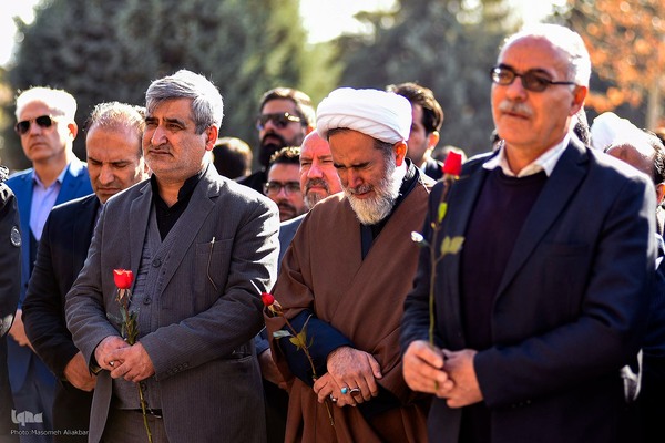 تشییع شهید گمنام در دانشگاه آزاد اسلامی واحد کرج