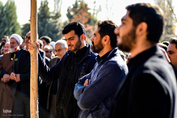 تشییع شهید گمنام در دانشگاه آزاد اسلامی واحد کرج