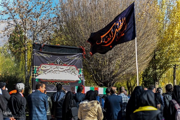 تشییع شهید گمنام در دانشگاه آزاد اسلامی واحد کرج