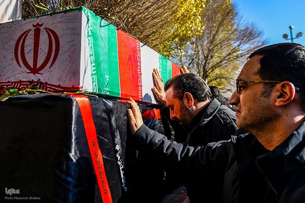 تشییع شهید گمنام در دانشگاه آزاد اسلامی واحد کرج