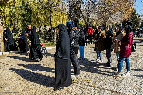 تشییع شهید گمنام در دانشگاه آزاد اسلامی واحد کرج
