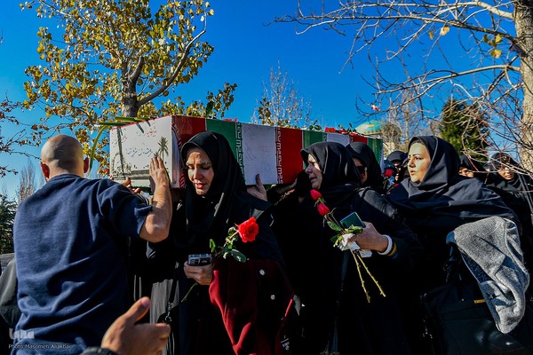 تشییع شهید گمنام در دانشگاه آزاد اسلامی واحد کرج