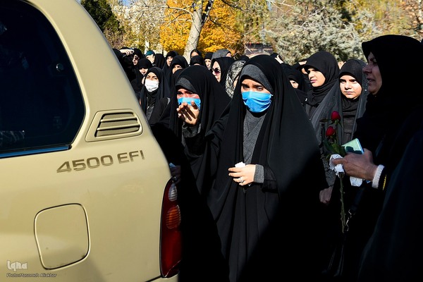 تشییع شهید گمنام در دانشگاه آزاد اسلامی واحد کرج