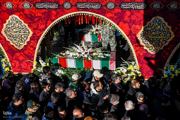 تشییع ۶ شهید گمنام دوران دفاع مقدس در البرز