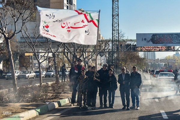 تشییع ۶ شهید گمنام دوران دفاع مقدس در البرز