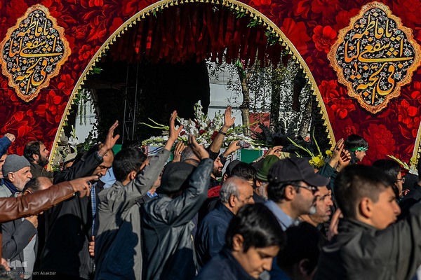 تشییع ۶ شهید گمنام دوران دفاع مقدس در البرز