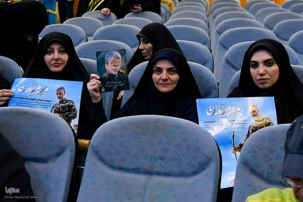 چهارمین سالگرد شهادت سردار سلیمانی در کرج‎