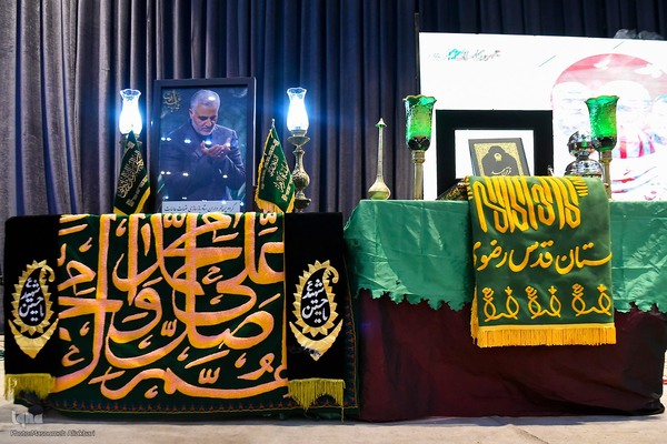 چهارمین سالگرد شهادت سردار سلیمانی در کرج‎