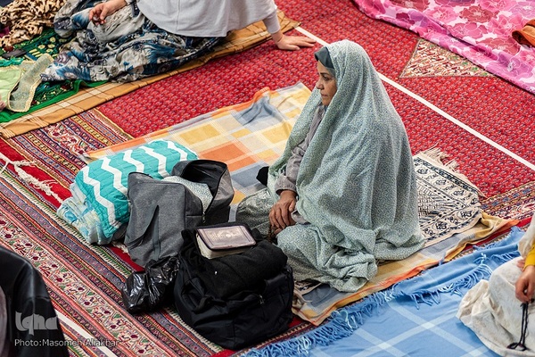 مراسم اعتکاف در مسجد جامع رجایی شهر کرج