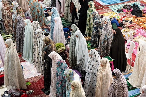 مراسم اعتکاف در مسجد جامع رجایی شهر کرج