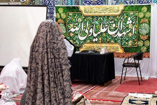 مراسم اعتکاف در مسجد جامع رجایی شهر کرج