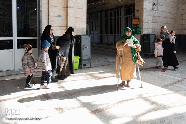 حضور مردم کرج در محل اخذ رای‎