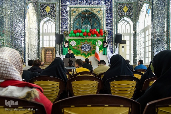 مراسم غبارروبی گلزار شهدای امامزاده محمد(ع) کرج با حضور قرآنیان بسیجی البرز‎