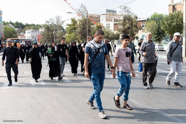 پیاده‌روی جاماندگان اربعین حسینی در کرج