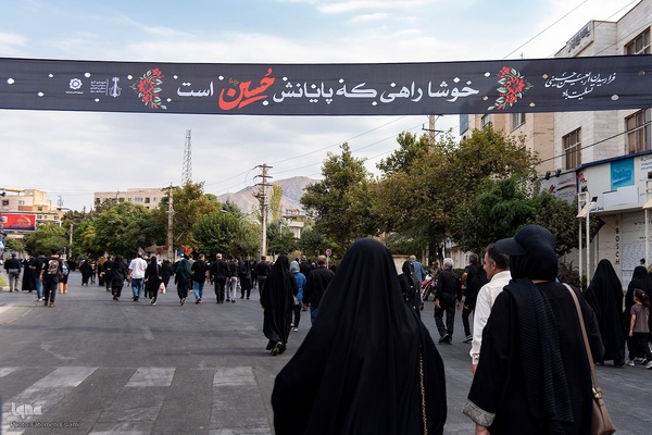 پیاده‌روی جاماندگان اربعین حسینی در کرج