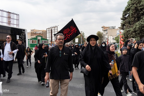 پیاده‌روی جاماندگان اربعین حسینی در کرج