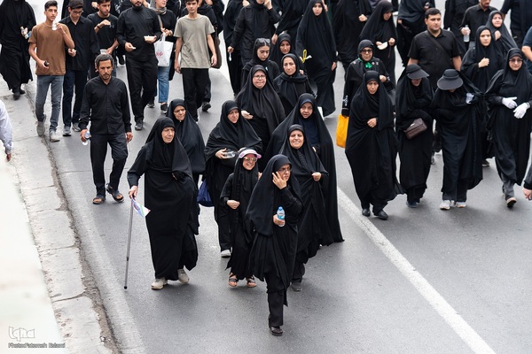 پیاده‌روی جاماندگان اربعین حسینی در کرج