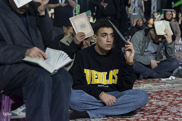 شب نوزدهم ماه مبارک رمضان در امامزاده محمد(ع) کرج‎