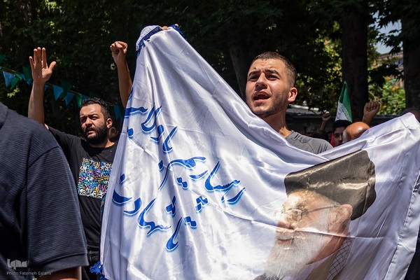 راهپیمایی مردم کرج علیه تهاجم رژیم صهیونیستی به ایران‎