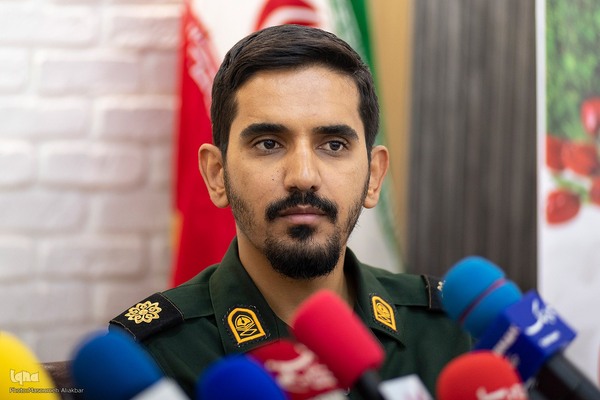 نشست خبری فرمانده سپاه کرج به مناسبت هفته دفاع مقدس‎