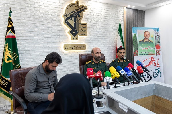 نشست خبری فرمانده سپاه کرج به مناسبت هفته دفاع مقدس‎