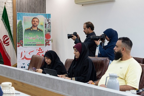 نشست خبری فرمانده سپاه کرج به مناسبت هفته دفاع مقدس‎