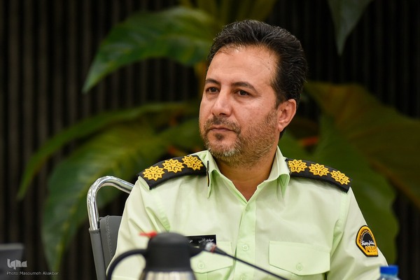 نشست خبری فرمانده انتظامی استان البرز به مناسبت هفته فراجا‎