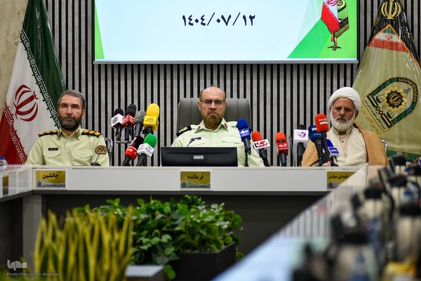 نشست خبری فرمانده انتظامی استان البرز به مناسبت هفته فراجا‎