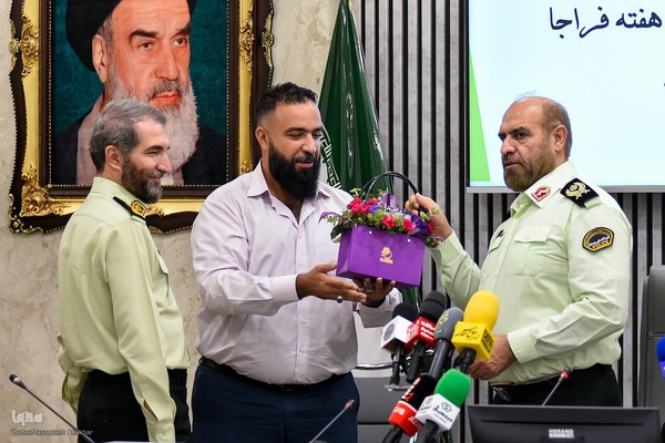 نشست خبری فرمانده انتظامی استان البرز به مناسبت هفته فراجا‎