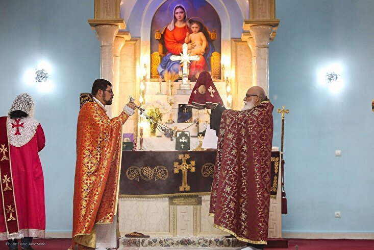 Bikin Sabuwar Shekara a Cocin Targmanchats da ke Tehran