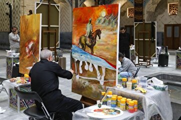 Fotos: Arte e Ashura no Santuário do Imam Reza(A.S)