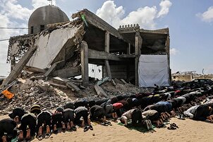 Han Yunus&#039;taki Albani Camii&#039;nde cuma namazı kılındı