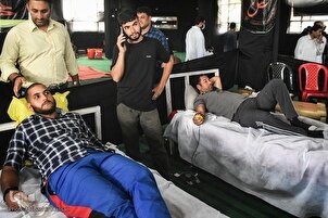 克什米尔举行的“纪念侯赛因”献血运动