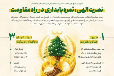 اطلاع‌نگاشت | نصرت الهی، ثمره پایداری در راه مقاومت