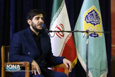 مراسم بزرگداشت چهلمین روز خاکسپاری مقام معظم رهبری در اهواز عکاس محمد محمدعلی پور