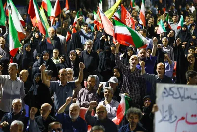 تجمع چهلم تدفین «آقای شهید ایران» در تبریز