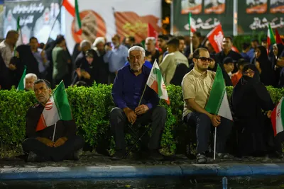 تجمع چهلم تدفین «آقای شهید ایران» در تبریز
